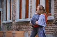 Chusta kółkowa Yaro Sparkling Ultra Navy Grey Repreve