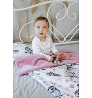 Kocyk Minky (Mądre Sowy) 80cm x 100cm