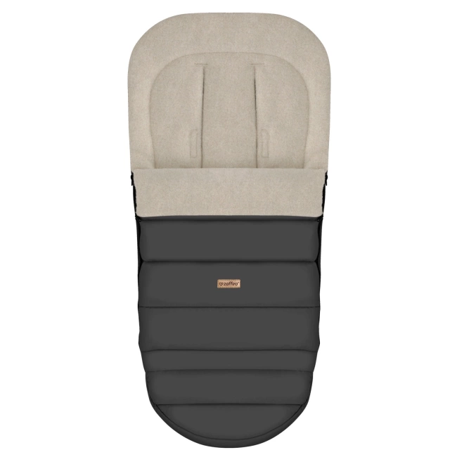 Zaffiro - Aspen iGrow Winter Footmuff with Premium Sheep Wool Anthracite