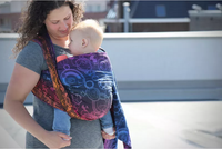 Chusta kółkowa Yaro Quantum Marbella Grad Black Tencel Linen