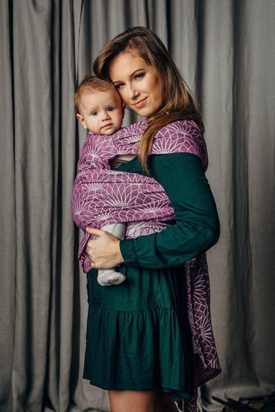 Nosidło hybrydowe LennyLamb - Lotos Purpurowy