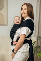 Nosidło hybrydowe LennyLamb - Jodełka Czarny Heban