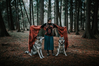 Chusta tkana Sensimo Slings - Wolves Ginger