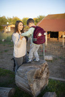 Plecak dziecięcy - Travel Bear Stars Maroon