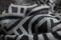 Chusta tkana Yaro Braid Black Natural Seacell Wrap