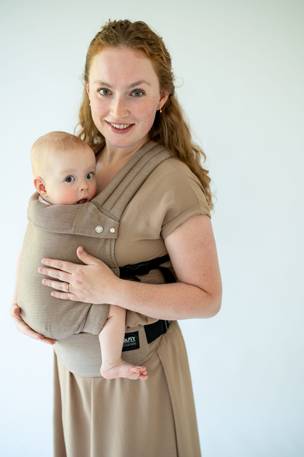 Qusy adjustable ergonomic carrier  2.0 - Walnut Twill Bamboo