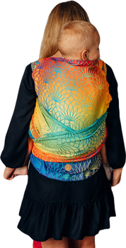 LennyHybrid Half Buckle Carrier - Rainbow Lotus