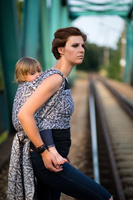 Chusta kółkowa/Ring Sling EverySlings fLOVEr Dark