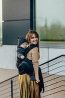 Nosidło hybrydowe LennyLamb - Pawi Ogon - Pitch Black