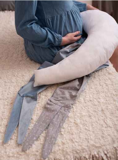 Kinder Hop Wally 3 in 1 - pillow for sleeping and breastfeeding: Blue