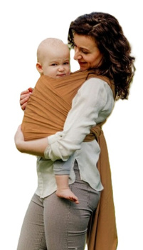 Elastic Baby Wrap - Dark Beige (5 m.)