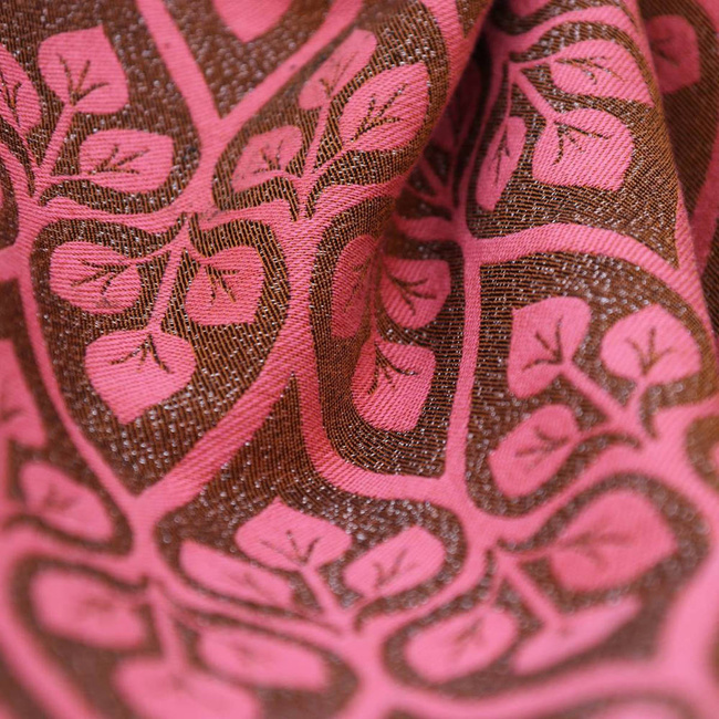 Woven Wrap Yaro Slings - La Vita Duo Pink Black Bronze Glam