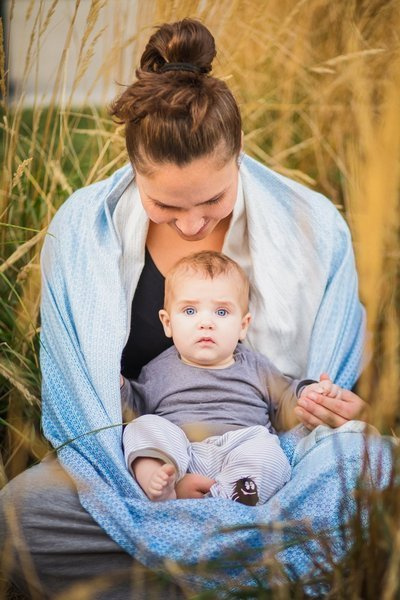 Chusta tkana EverySlings Babyheart Honeyberry