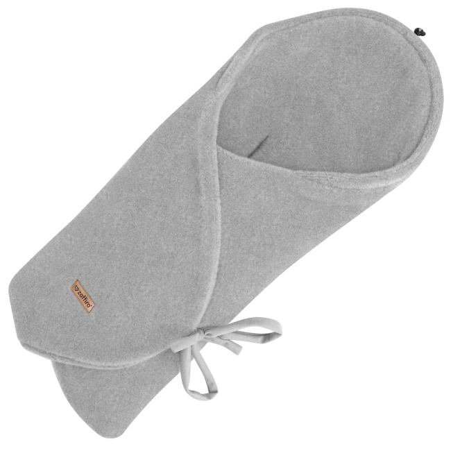 Zaffiro - Woolen wrap 0-12m Sierra Grey