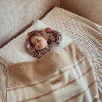 Zaffiro - Alba Cotton Blanket 75x100 beige