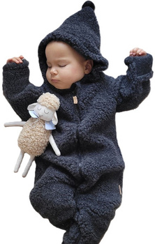 Zaffiro - Kombinezon Nevada 100% wełna - Baranek Graphite