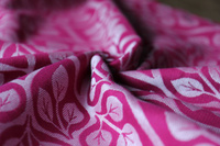 Chusta tkana Yaro Sling - La Vita Duo Fuchsia White Tencel Seacell