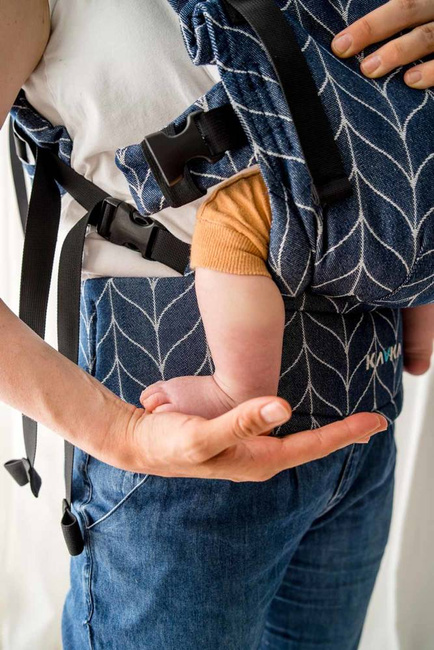 Baby carrier Kavka Multi-age: Stone Dandelinos Ink Braid