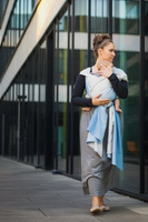 Chusta kółkowa/Ring Sling EverySlings Babyheart Honeyberry Tencel