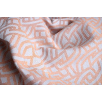 Woven wrap Yaro Braid Silver Bronze Linen