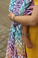 Szal Yaro Slings - La Vita Trinity Caribbean Rainbow Tencel Linen