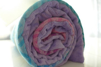 Ocieplany kocyk z chusty