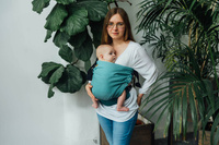 Nosidło LennyLamb LennyHip - Mała Jodełka Zieleń