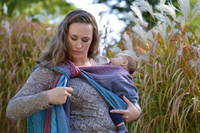 Chusta tkana Yaro Dandy Coral Reef Grad Grey Wool