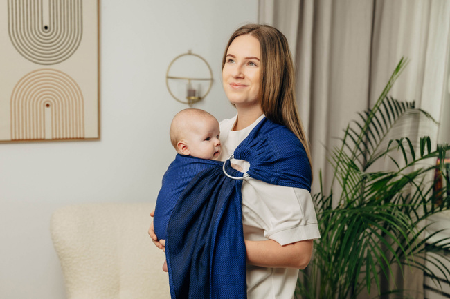 Basic Line LennyLamb Ring Sling - Cobalt