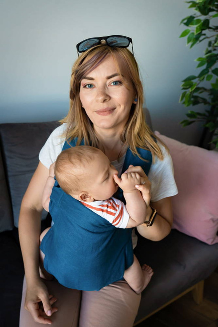 Nosidełko regulowane Qusy - Linen Mirage