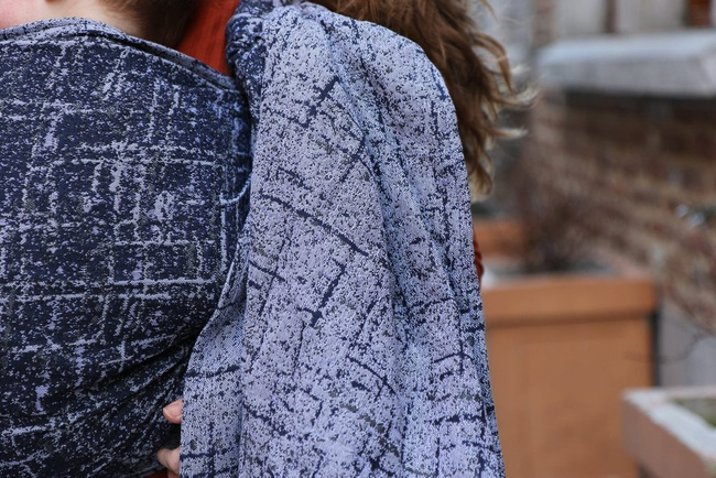 Ring Sling Yaro Sparkling Ultra Navy Grey Repreve