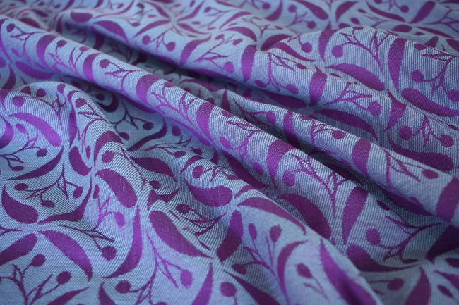 Chusta tkana Yaro Sling - Retro Berry Purple Mint Tencel