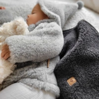 Zaffiro - Koc 100% wełna - Baranek Beige