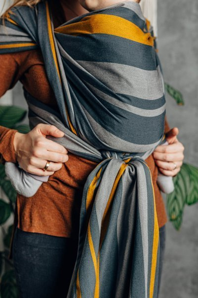 Woven wrap LennyLamb - Smoky - Honey