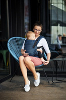 Nosidełko Kavka Multi-age Fog Herringbone