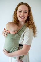 Nosidełko regulowane Qusy 2.0 - OliveTwill (Bamboo, Linen, Cotton)