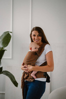 Nosidełko Kavka Handy Pro: Cinamon Braid Cotton/Tencel