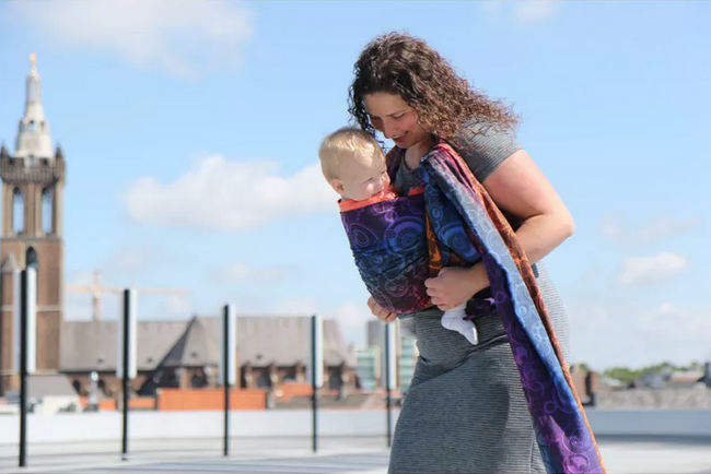 Chusta kółkowa Yaro Quantum Marbella Grad Black Tencel Linen