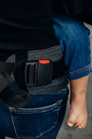 Nosidełko LennyLamb - LennyGo Jodełka Ombre Szary