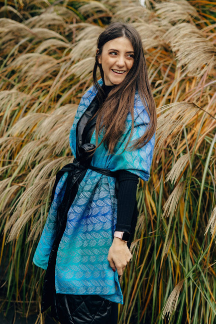Chustowy Szal LennyLamb - Zaplątani - Blue Reed