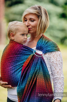 Chusta kółkowa Lenny Lamb Big Love - Tęcza Dark