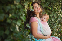 Chusta tkana EverySlings Babyheart Gooseberry Tencel