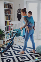 Chusta tkana Little Frog - Ciemny Lazuryt