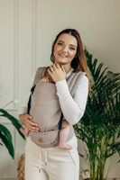 LennyLamb baby carrier - LennyLight - Little Herringbone Almond
