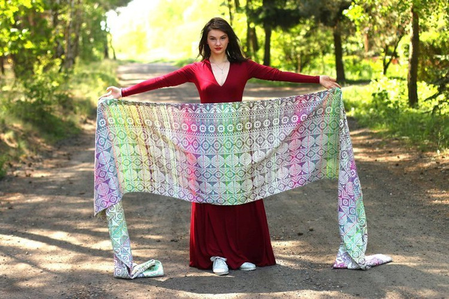Woven wrap Sensimso Slings - Boha Intense