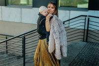 Nosidełko LennyLamb LennyUpGrade - Pawi Ogon - Pitch Black