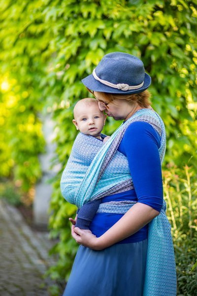 Chusta tkana EverySlings Babyheart Juneberry