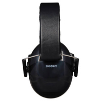 Dooky - Słuchawki ochronne Junior black 3+ (5-16l)