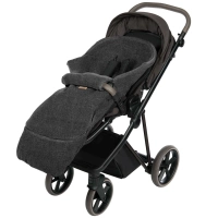 Zaffiro - Śpiworek Maxi 0-36 miesięcy Wełna Premium - Sierra Anthracite
