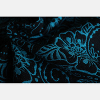 Chusta tkana Yaro Slings - Ava Contra Black-Blue Glam